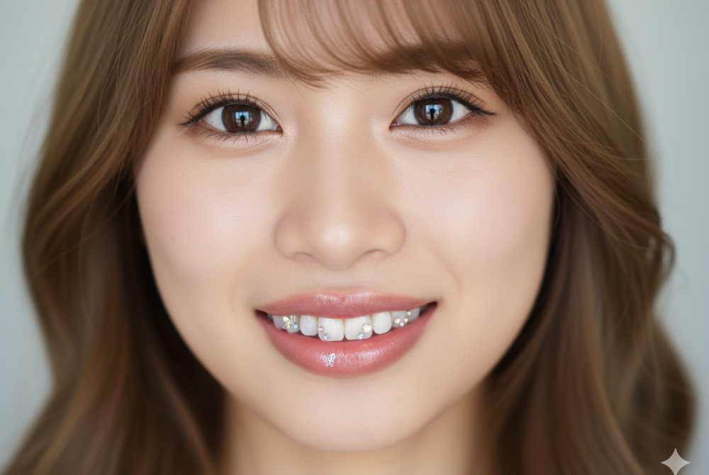 歯を削らないティースジュエリー