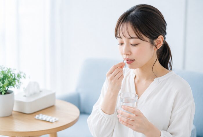 痛み止めを飲む